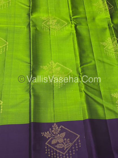 Half Mix - Pure Soft Silk Saree - VVPSS075