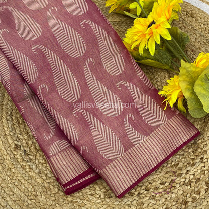 Semi Tussar Silk - Pink Shade - VVSTS001