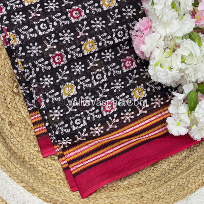 Pure Cotton Voile Saree | VVPVC003