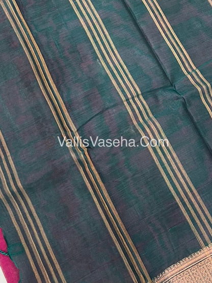 Dhaka Cotton Saree - VVDCS002