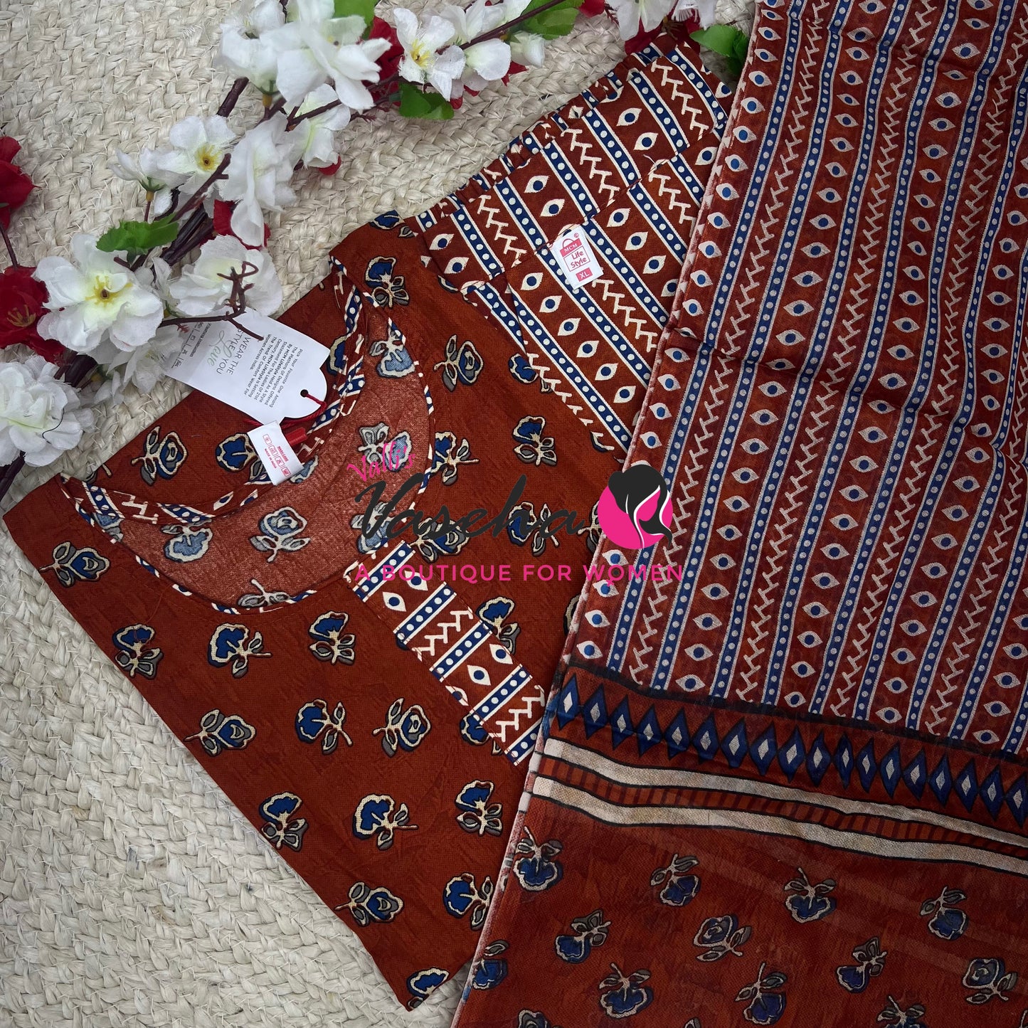 Ready Made - Salwar, Kameez & Duppatta(3pc) - Printed - VVRBS007