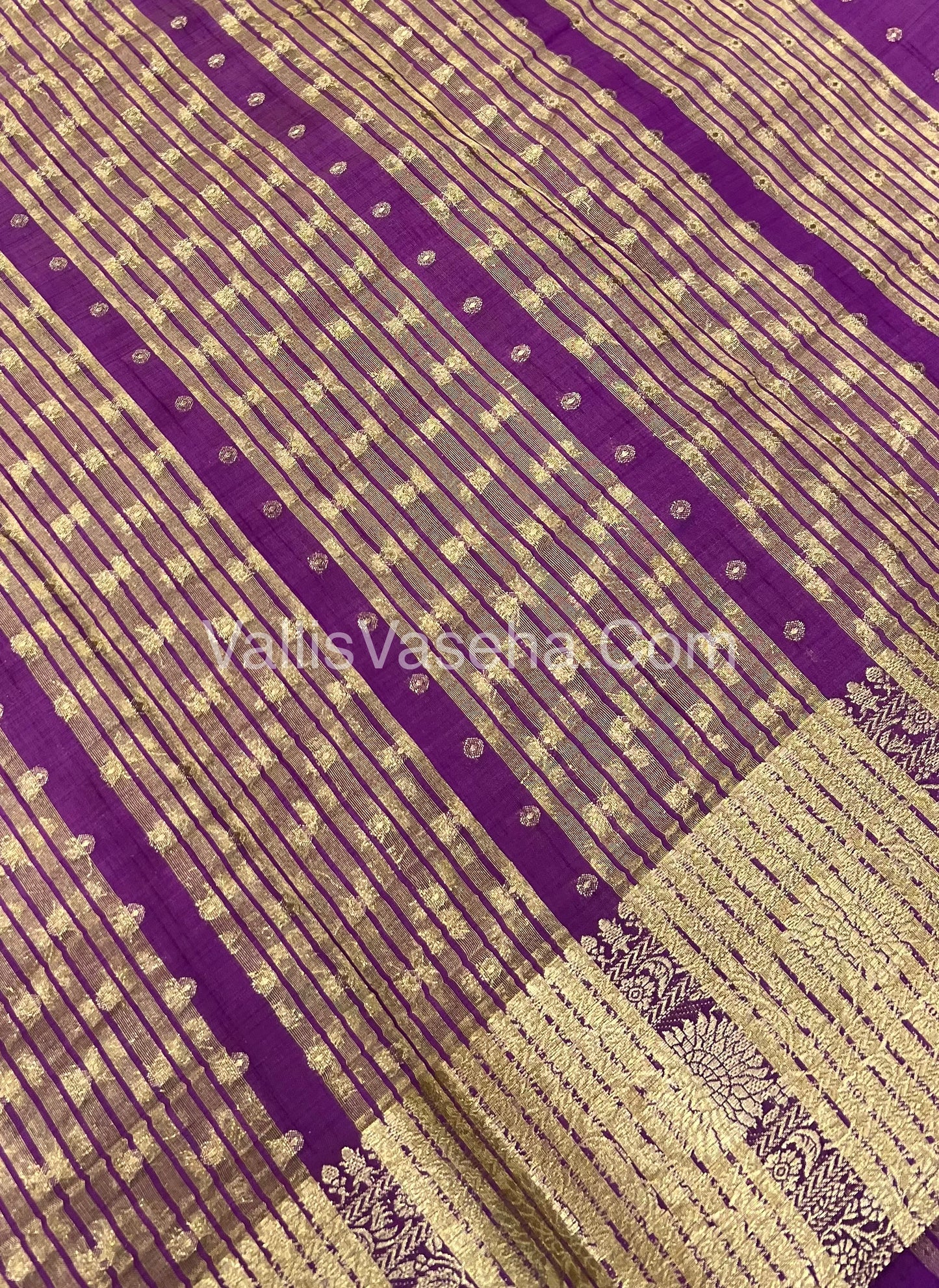 Semi Tussar Silk  -Purplish Pink Shade  - VVSTS015