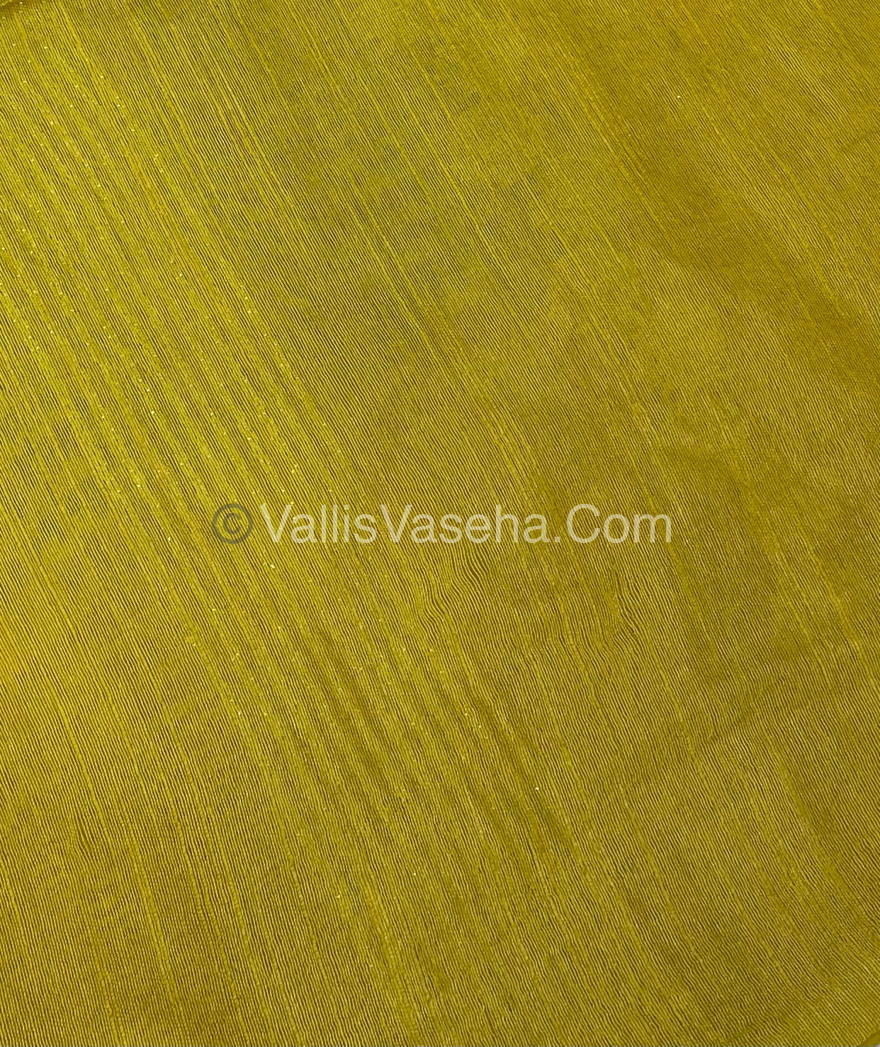 Bhagalpuri Silk - Green With Yellow - VVBS007