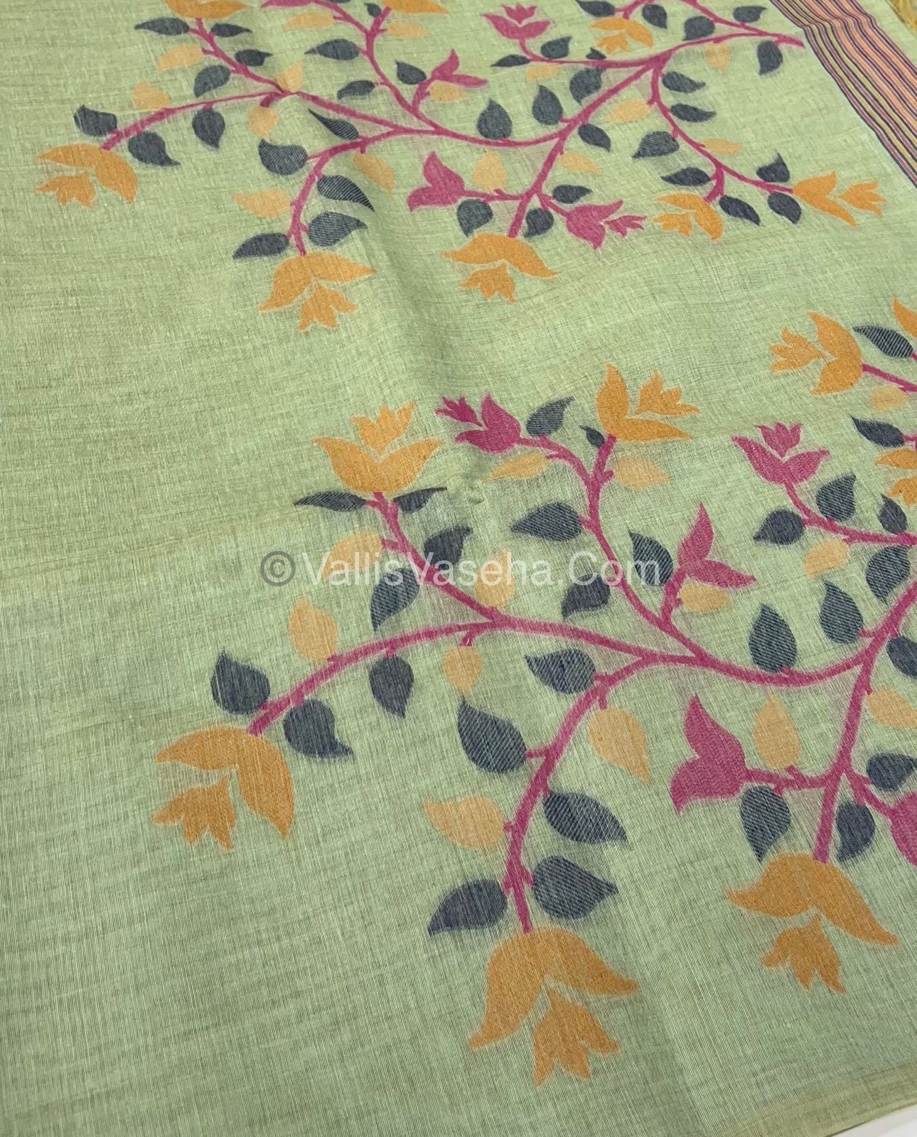Muga Cotton Saree - VVMCS001