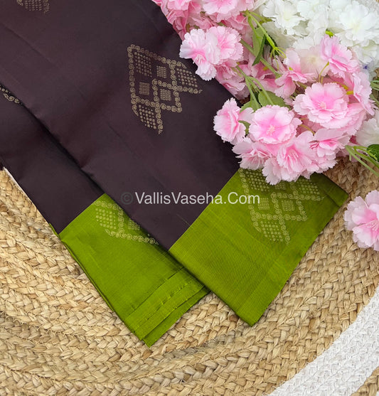 Half Mix - Pure Soft Silk Saree - VVPSS030