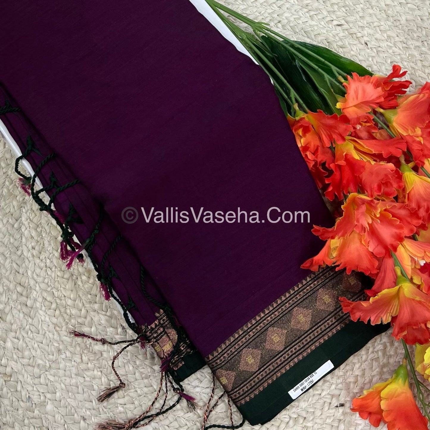 Dhaka Cotton Saree - VVDCS002