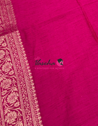 Banarasi - Heritage Silk - Semi Kathan Silk -  Pink Shade - VVBHS011