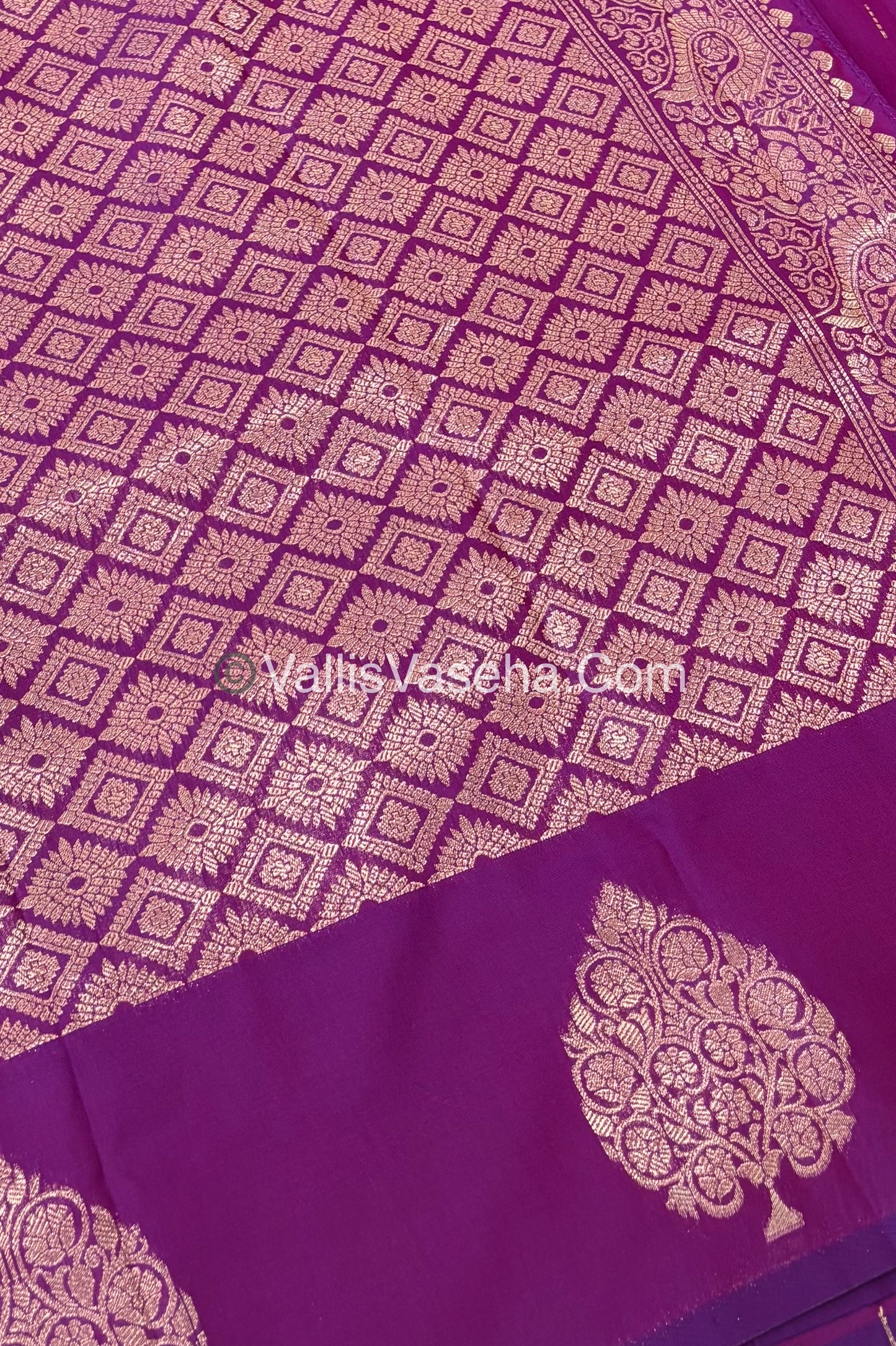 Semi Soft Silk - Purplish Pink  Shade -VVSSS021