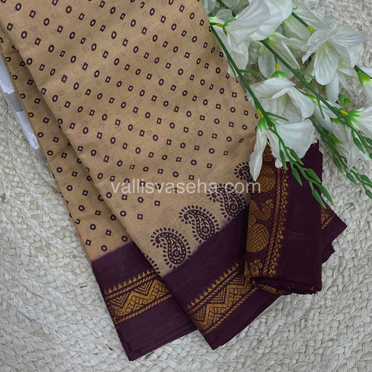 Sungudi Cotton Saree  - Bandini Print  - VVSBP001