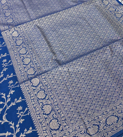 Banarasi - Heritage Silk - Semi Kathan Silk - Blue Shade- VVBHS001