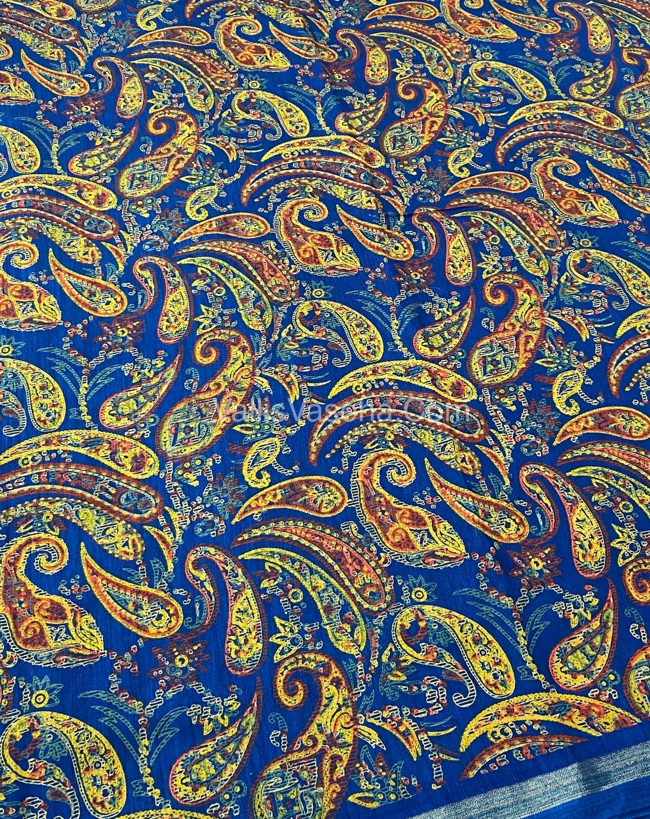 Casual Wear - Fancy Mixed Cotton - Ramar Blue Shade - VVFMC001