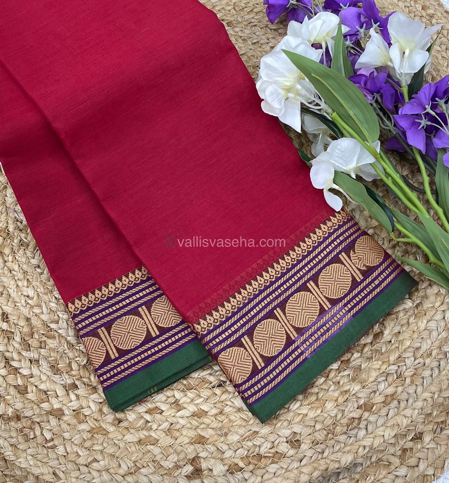 Kanchi Cotton Saree - VVKCS005