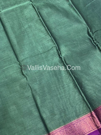 Dhaka Cotton Saree - VVDCS002