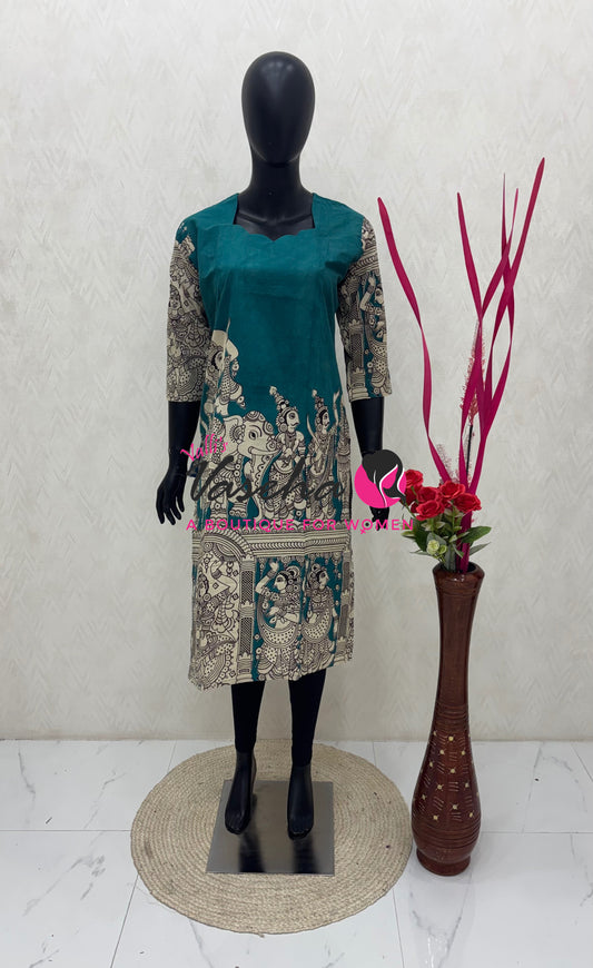 Ready Made - Kalamkari Kurti - VVRKK001