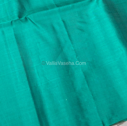 Pure Soft Silk Saree - Purplish Pink & Sea Green Shade - VVPSS055