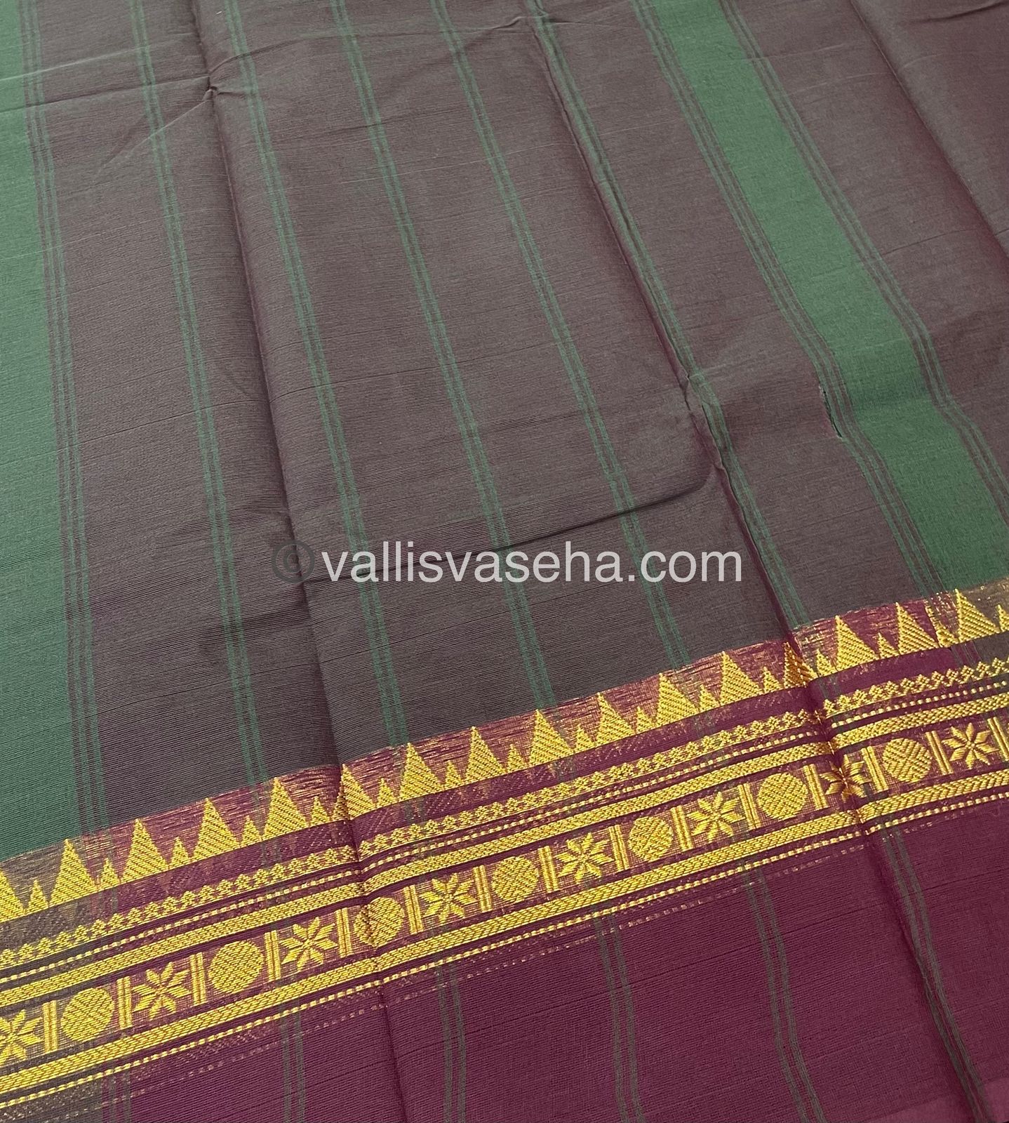 Kanchi Cotton Saree - VVKCS007