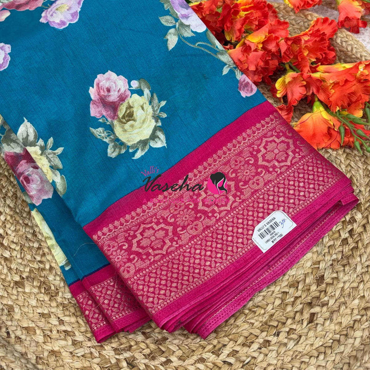 30% less - Offer Saree - Semi Dola Saree - VVDS009