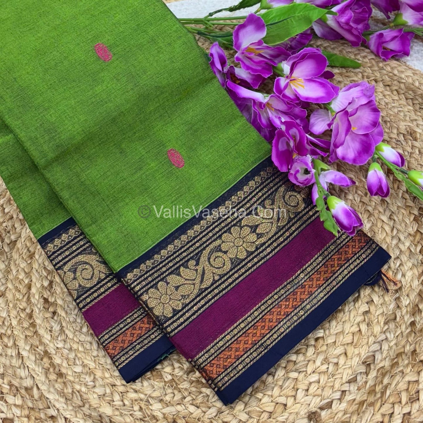 Kanchi Cotton Saree - VVKCS012