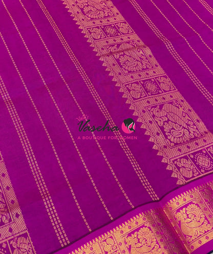 Semi Silk Cotton Saree | Lakshadeepam |VVSSC009