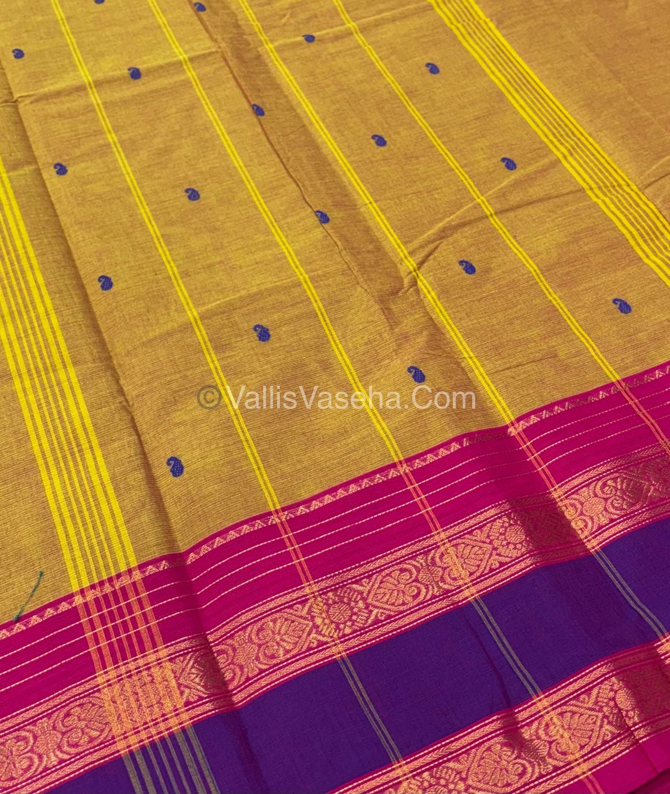 Kanchi Cotton Saree - VVKCS017