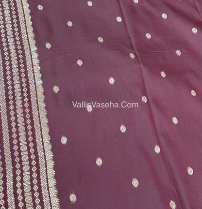 Semi Soft Silk -  Maroon Shade -VVSSS016