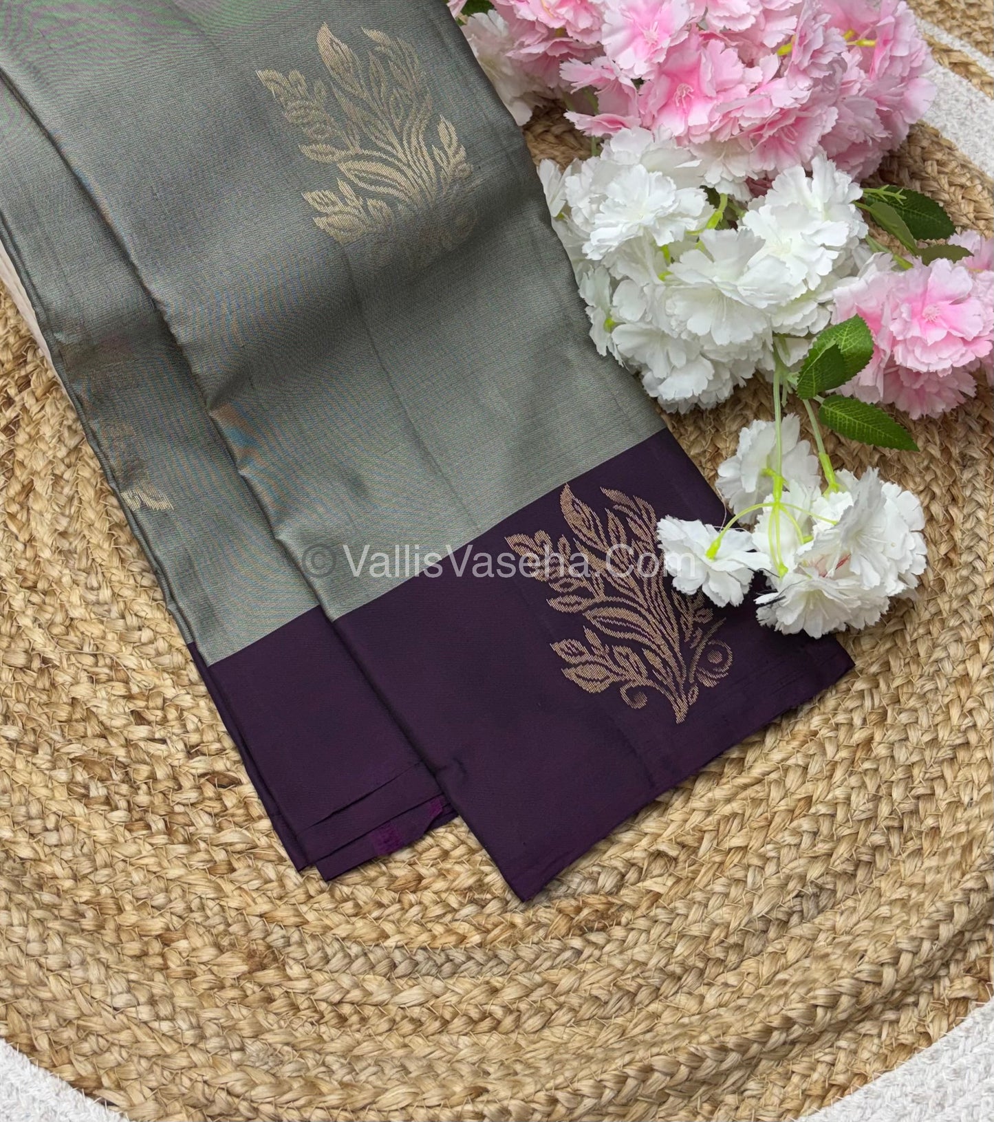 Half Mix - Pure Soft Silk Saree - VVPSS051