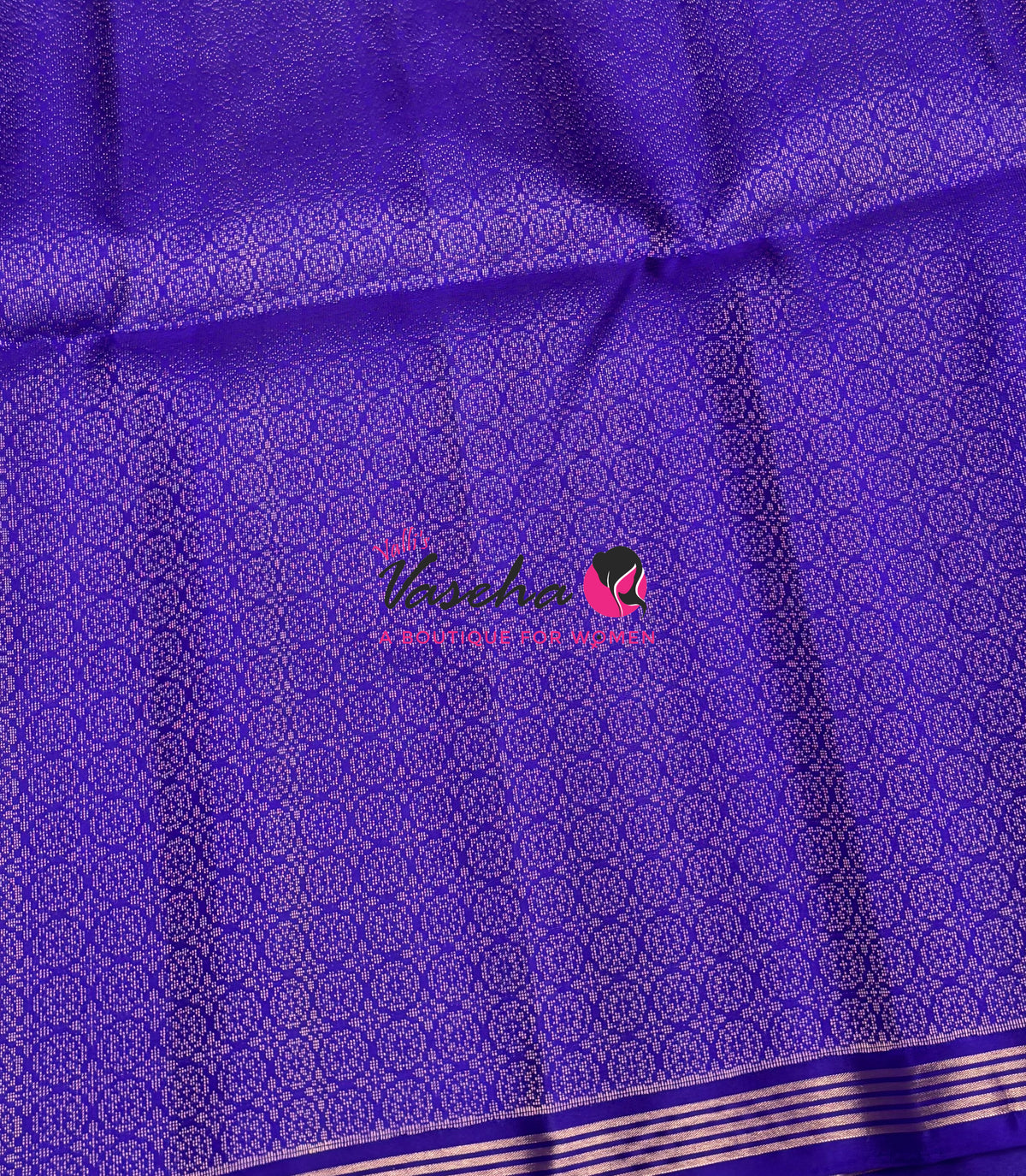 Pure Soft Silk Saree  - Yellow With Violetish Blue Combo - VVPSS151