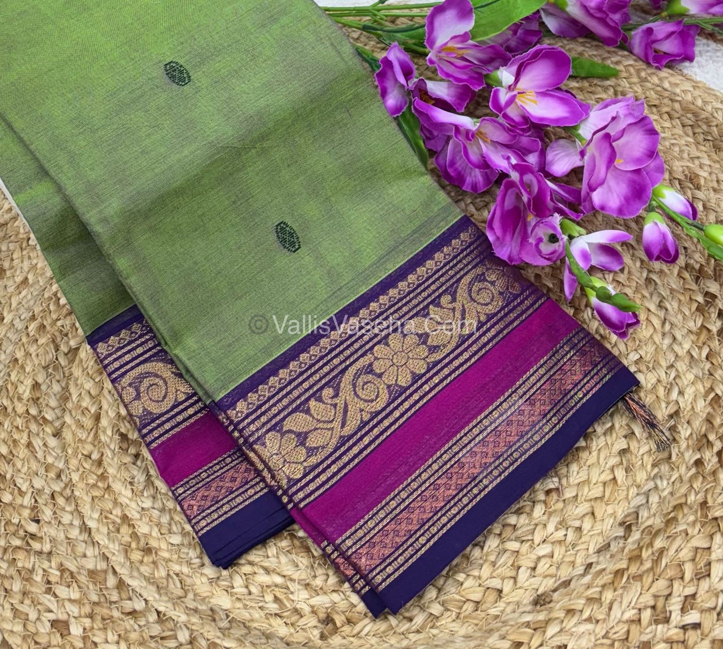 Kanchi Cotton Saree - VVKCS012