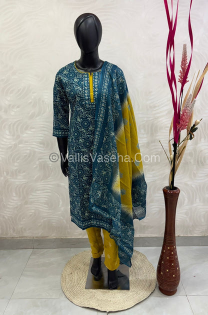 Ready Made - Salwar, Kameez & Duppatta(3pc) - Printed - VVRBS004