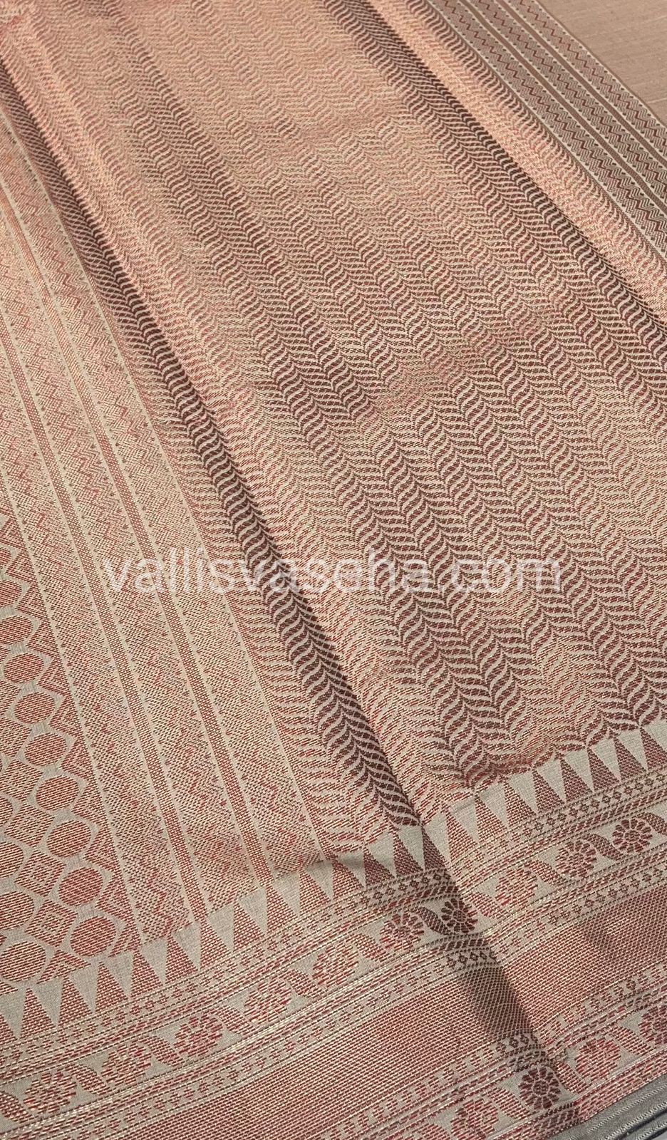 Banarasi - Copper Zari Saree - VVCZ001