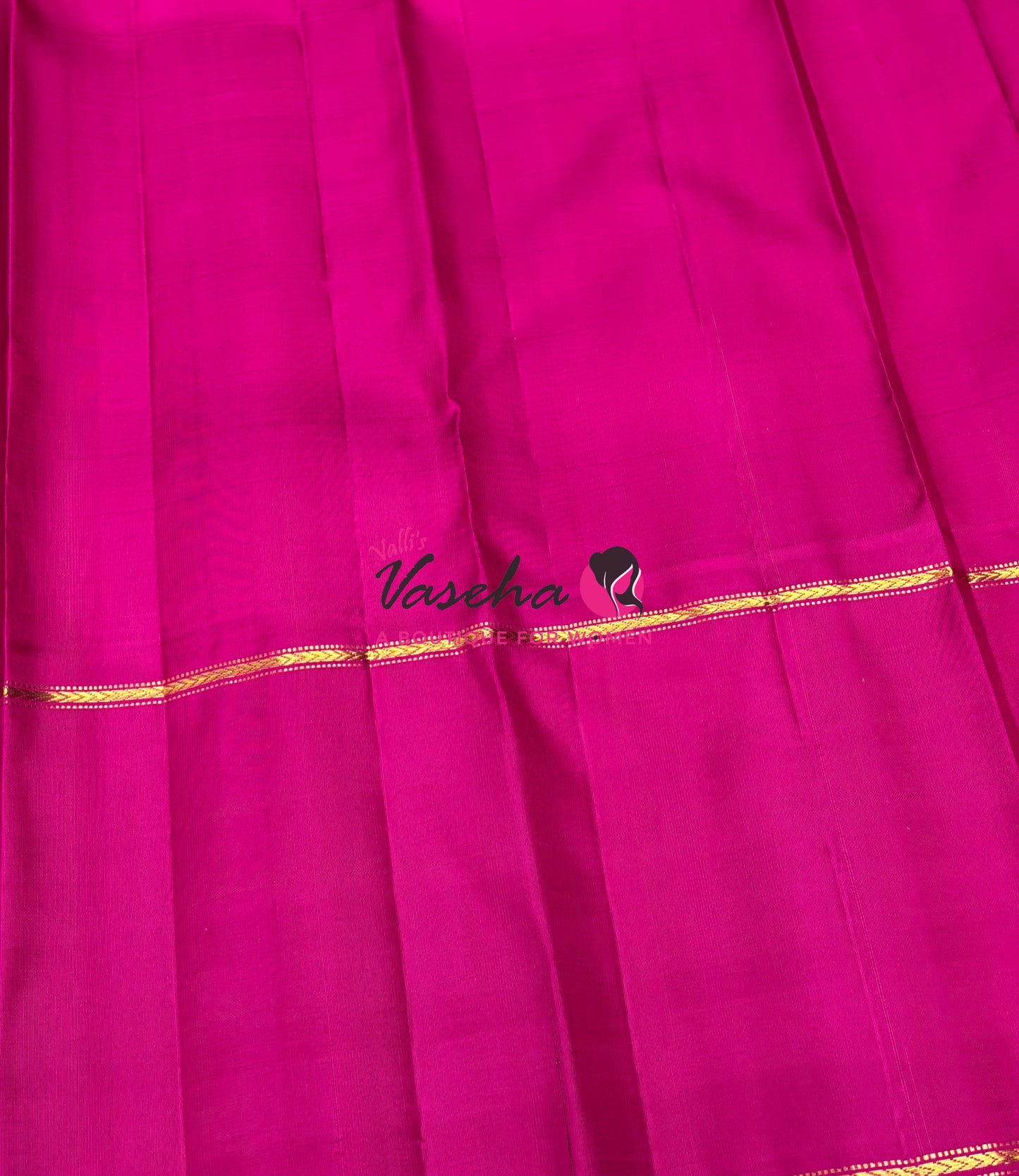 Pure Vintage Korvai Kanchipuram Silk Saree - Ganga Jamuna Style - Yellow & Pink/Green Combo - VVPS053