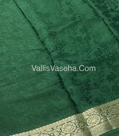 Semi Viscose / Semi Mysore Crepe Silk Variety - Embossed Design - VVSMC002