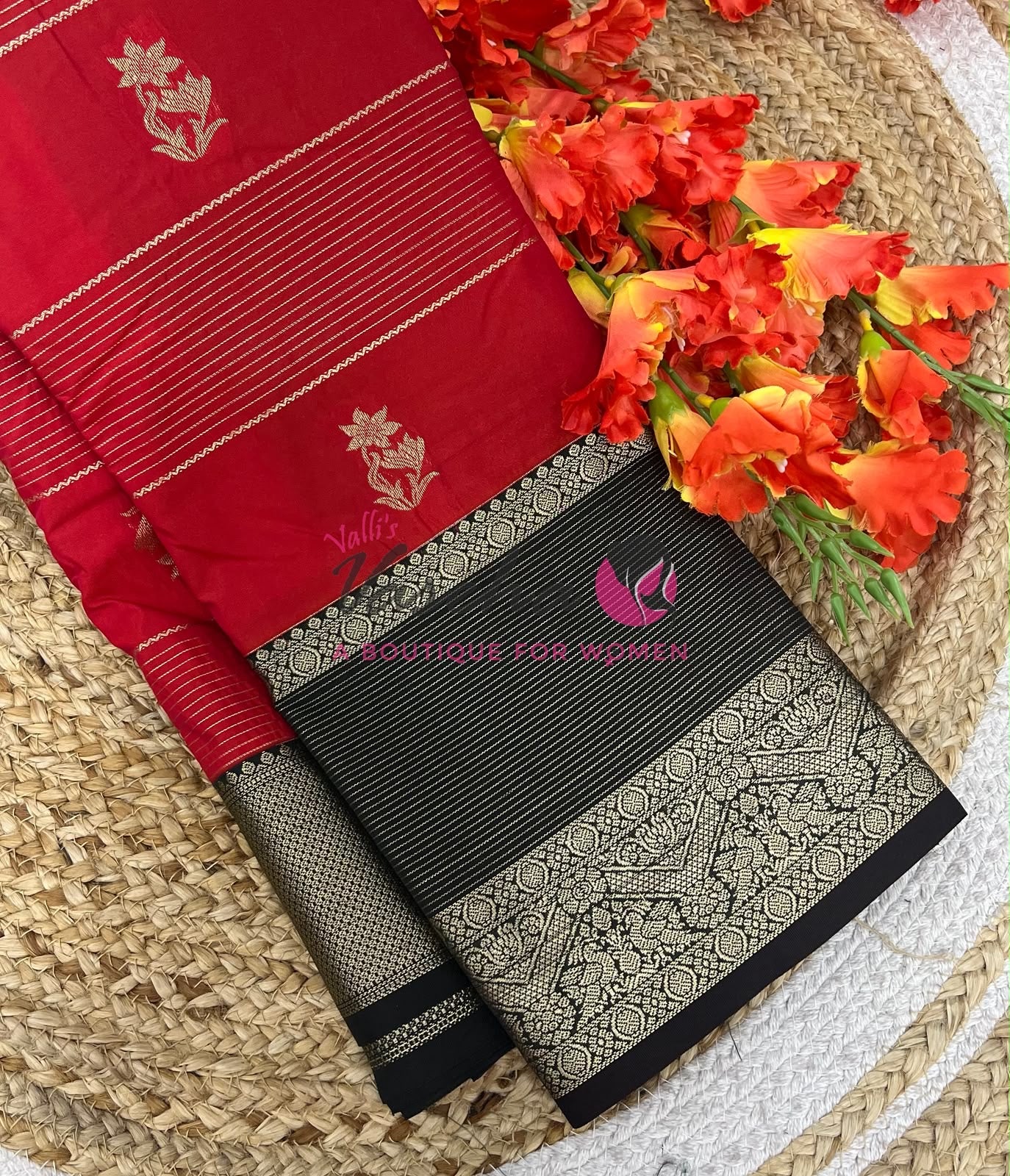 Semi Bridal Kanchi Silk  - Korvai - Premium- VVSKS008
