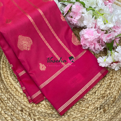 Semi Soft Silk  - Pink Shade - VVSSS043