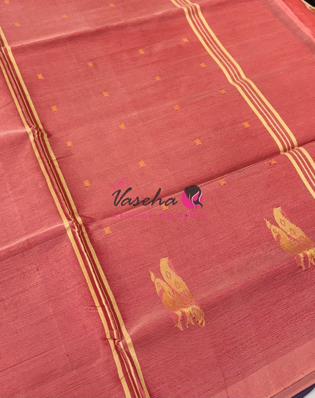 Vazhai Pattu Saree / Banana Pith - With Blouse - VVVPS002