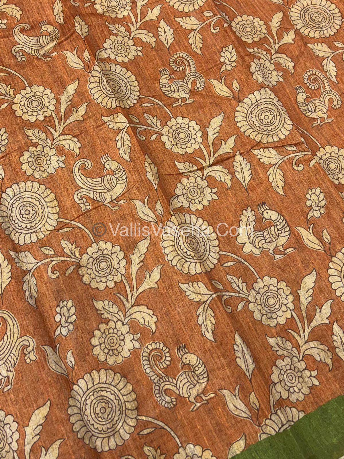 Semi Tussar Silk Saree |VVSTS047