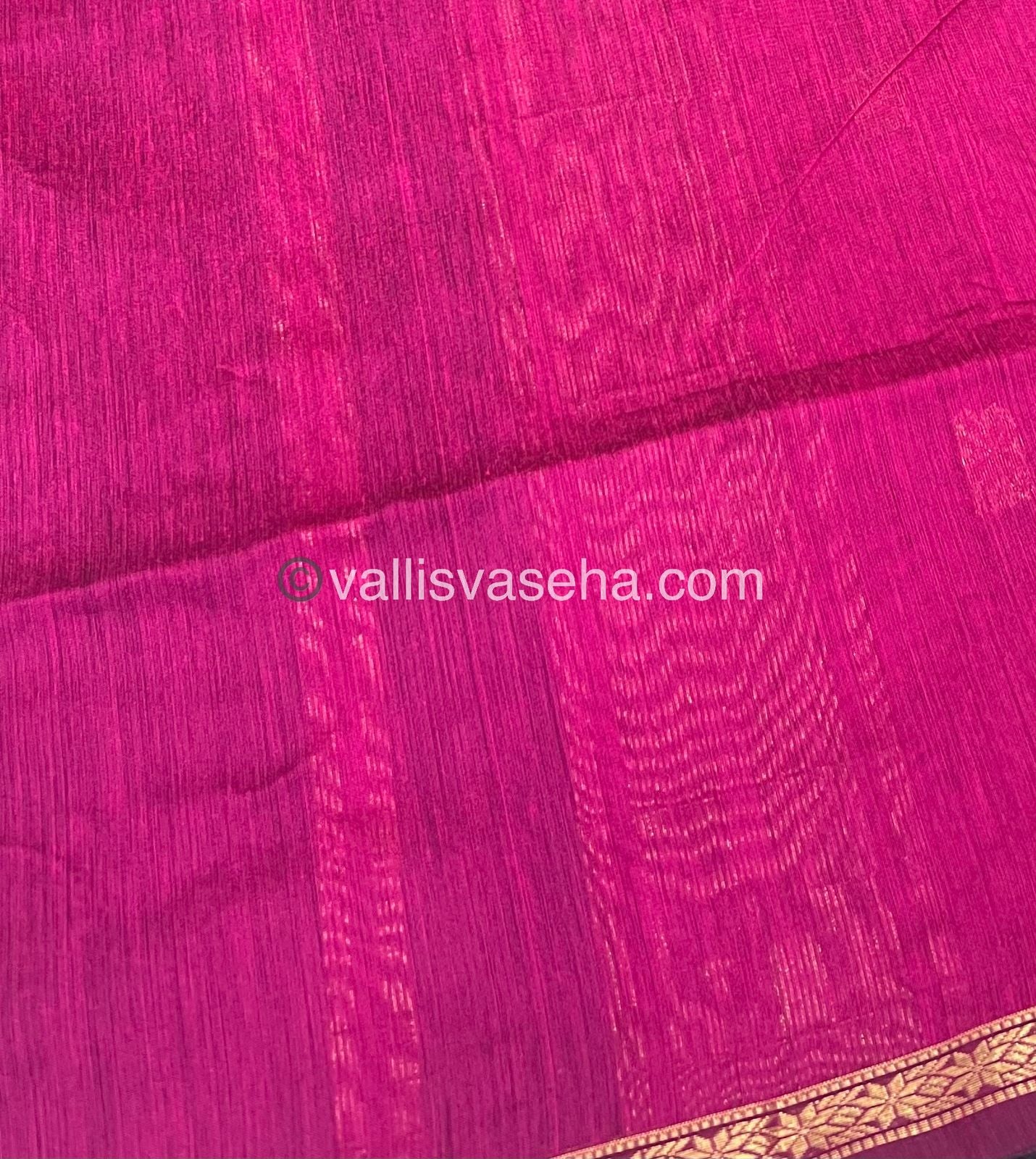 Semi Maheshwari Silk Cotton Saree - VVMSC002