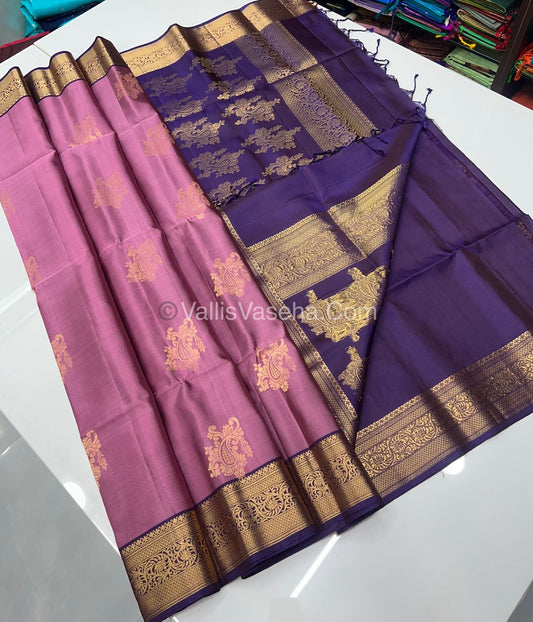 Pure Soft Silk Saree - Kanchi Border - VVPSS015