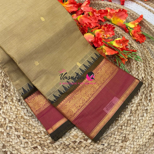 Kanchi Cotton Saree - VVKCS025