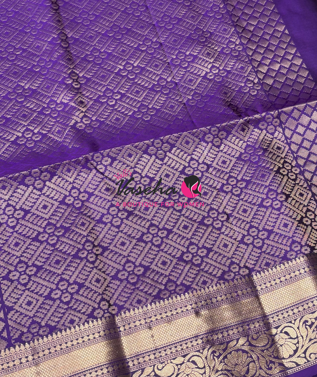 Pure Soft Silk Saree  - Violetish Purple Shade - VVPSS135