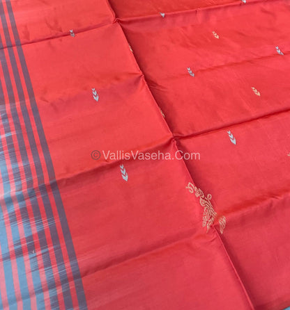 Vazhai Pattu Saree / Banana Pith - With Blouse - VVVPS001
