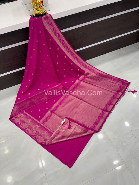 Banarasi - Heritage Silk - Semi Kathan Silk - Pink  Shade- VVBHS002