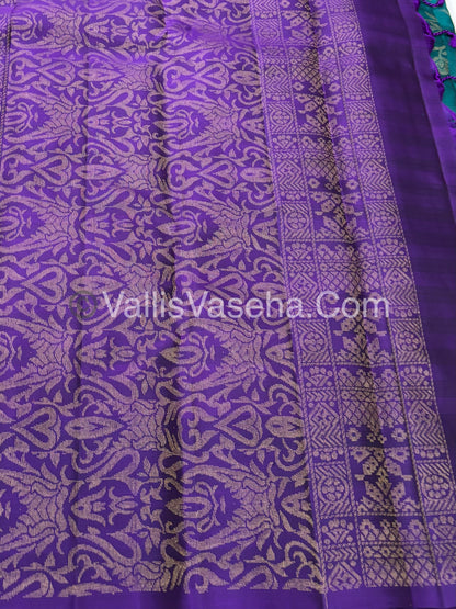 Half Mix - Pure Soft Silk Saree - VVPSS075