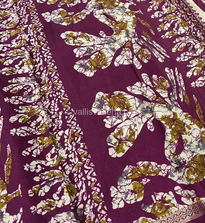 Budget Friendly Sarees - Casual Wear Sarees - Crackle Silk - VVCS001