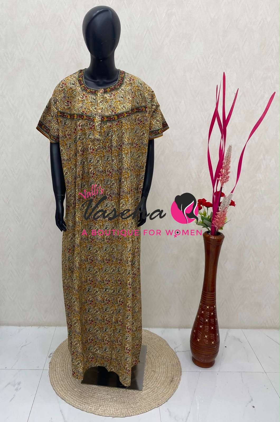 XXL Size - Nighties - Button Nighties - VVJN001
