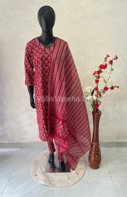 Ready Made - Salwar, Kameez & Duppatta(3pc) - Printed - VVRBS005