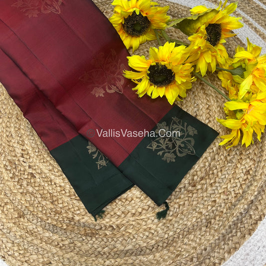 Half Mix - Pure Soft Silk Saree - VVPSS030