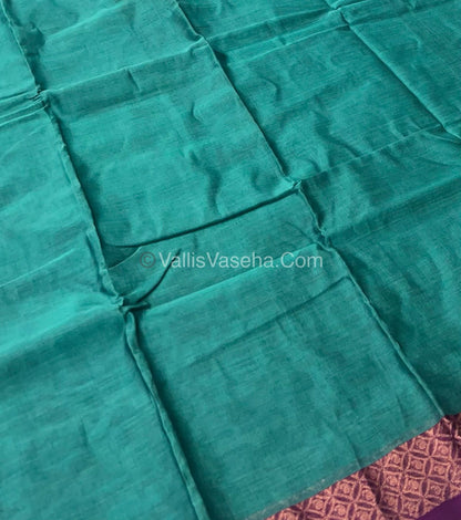 Dhaka Cotton Saree - VVDCS001