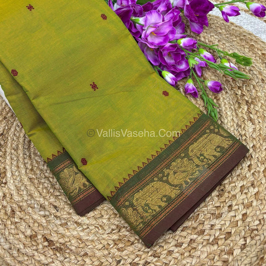 Kanchi Cotton Saree - VVKCS017