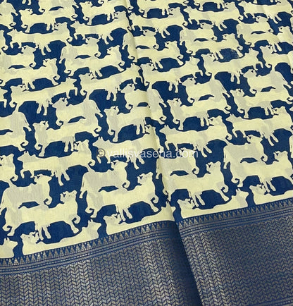 Semi Binny Silk | Pitchwai print | Happy sale | 30% less  - VVHS003